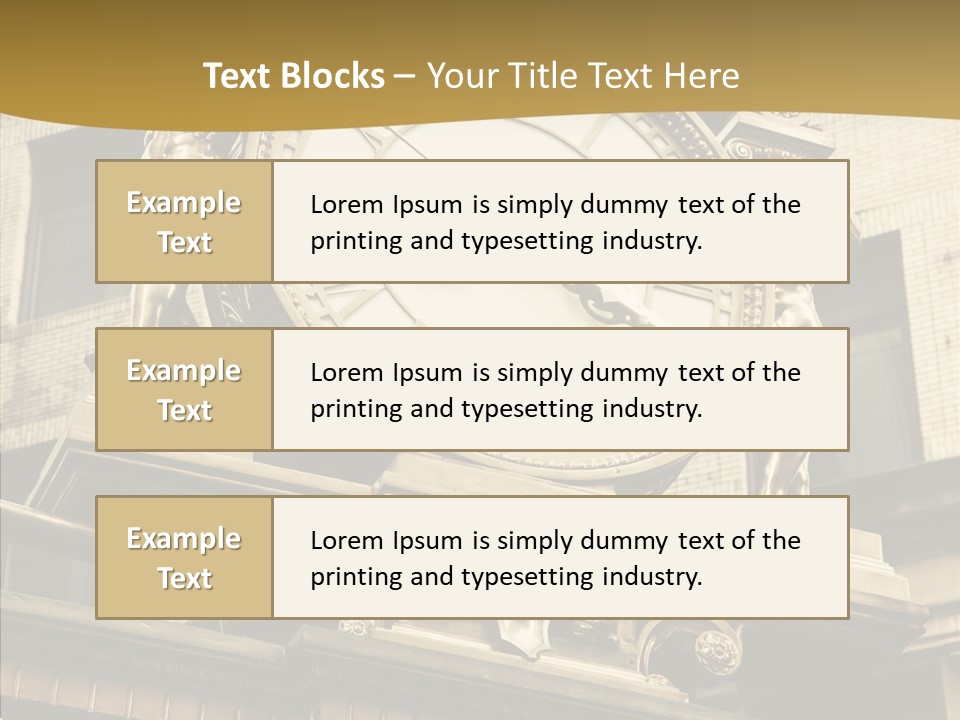 Office Street Downtown PowerPoint Template