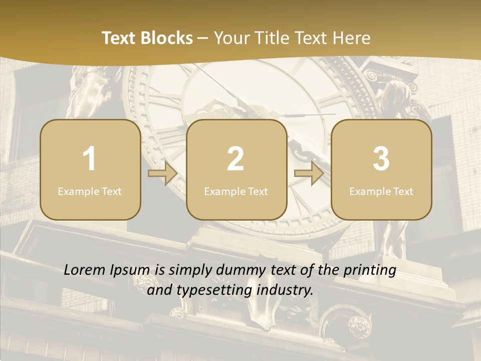 Office Street Downtown PowerPoint Template