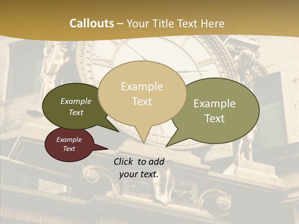 Office Street Downtown PowerPoint Template