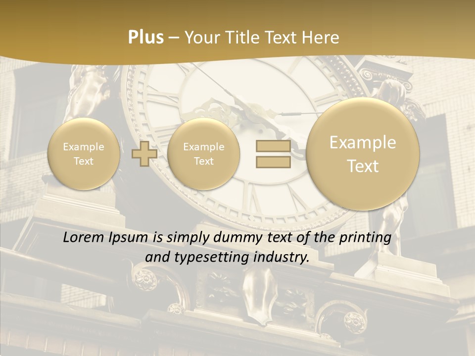 Office Street Downtown PowerPoint Template