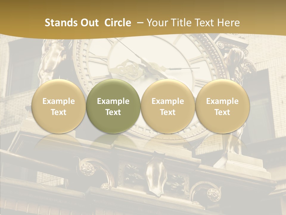 Office Street Downtown PowerPoint Template