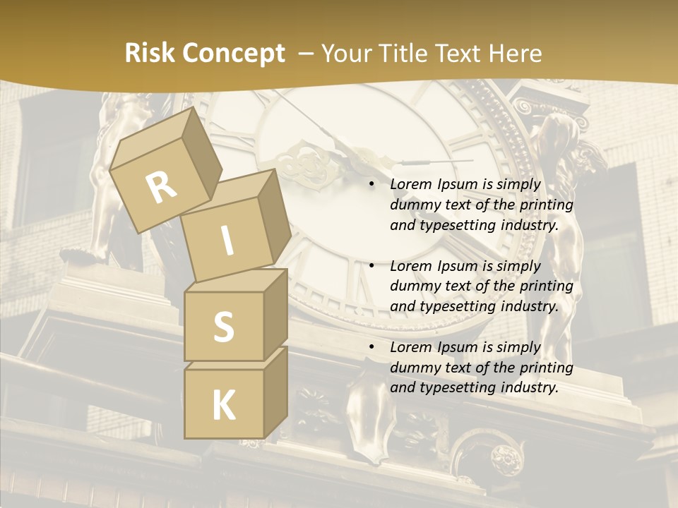 Office Street Downtown PowerPoint Template