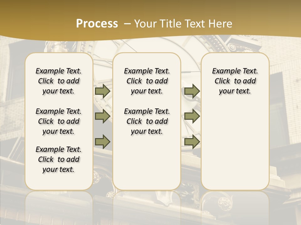 Office Street Downtown PowerPoint Template