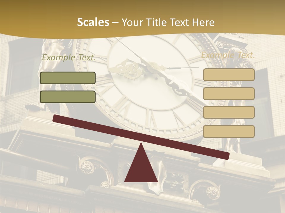 Office Street Downtown PowerPoint Template