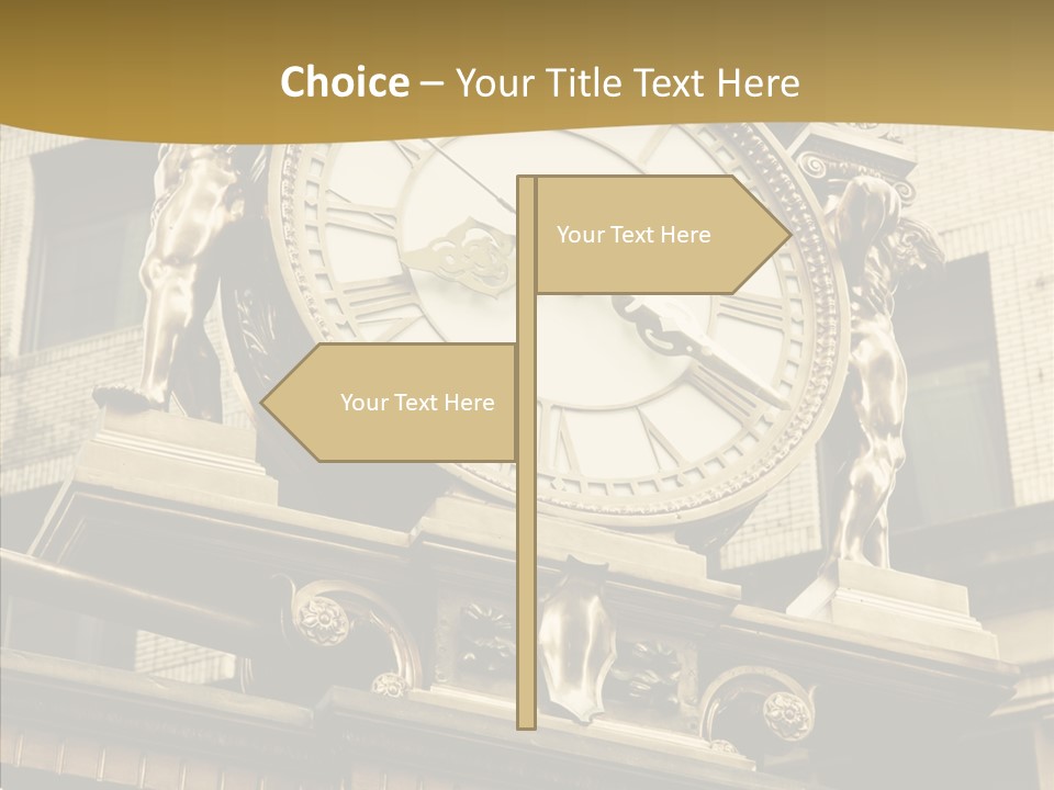 Office Street Downtown PowerPoint Template