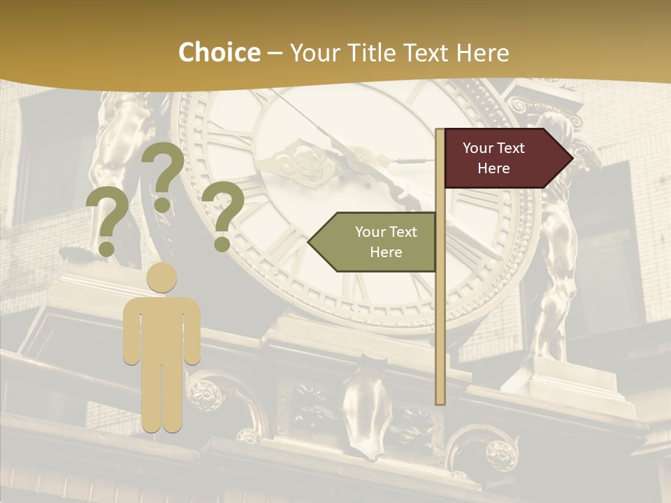 Office Street Downtown PowerPoint Template