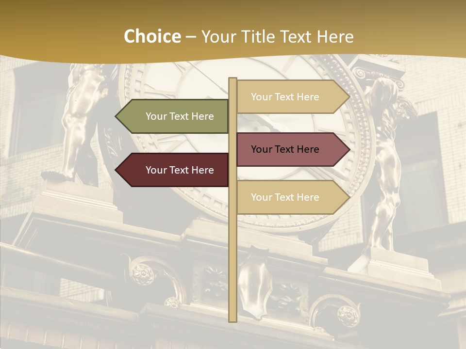 Office Street Downtown PowerPoint Template