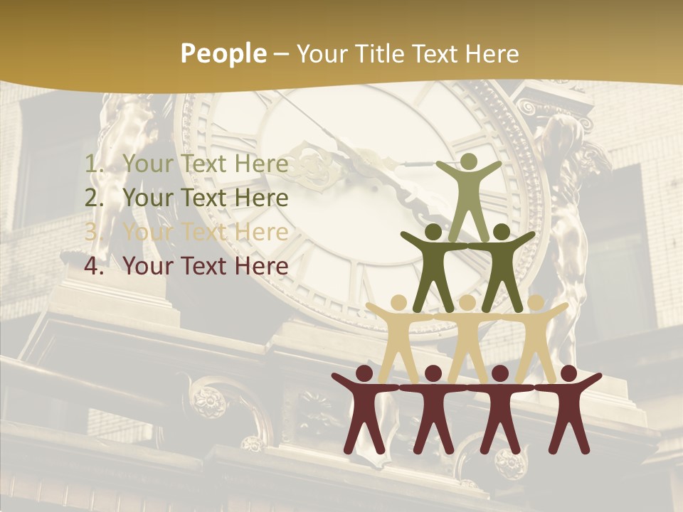 Office Street Downtown PowerPoint Template