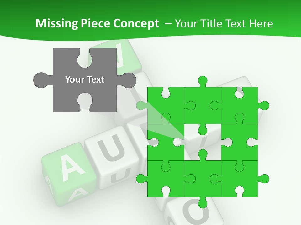 Word Torrents Audio PowerPoint Template