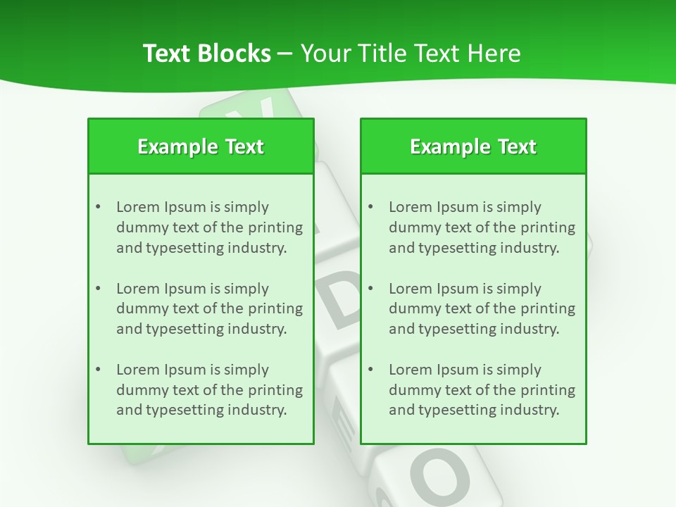 Word Torrents Audio PowerPoint Template