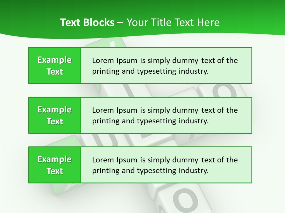 Word Torrents Audio PowerPoint Template
