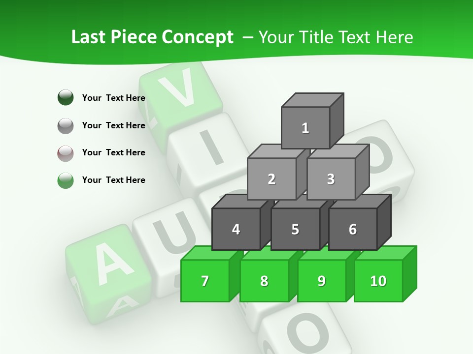 Word Torrents Audio PowerPoint Template
