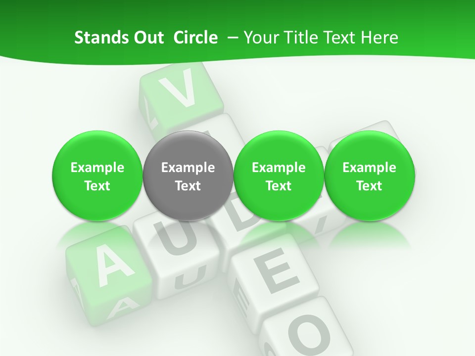 Word Torrents Audio PowerPoint Template