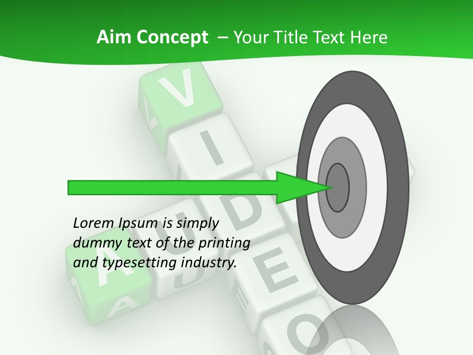 Word Torrents Audio PowerPoint Template