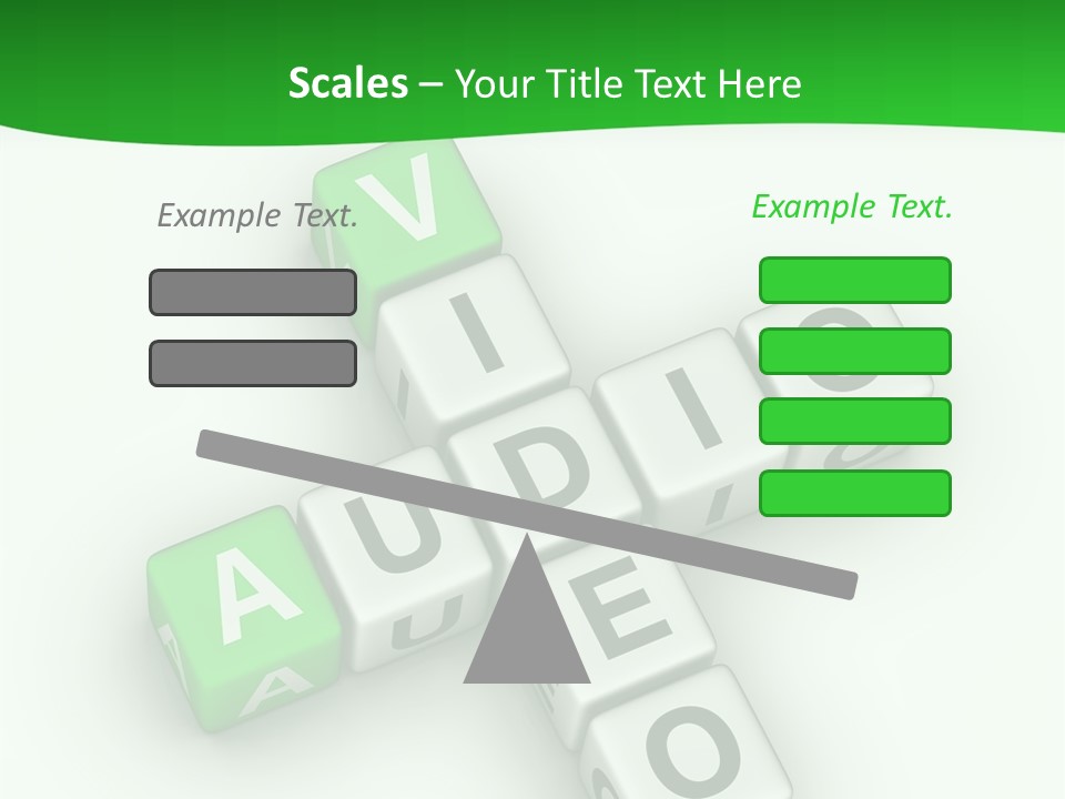 Word Torrents Audio PowerPoint Template
