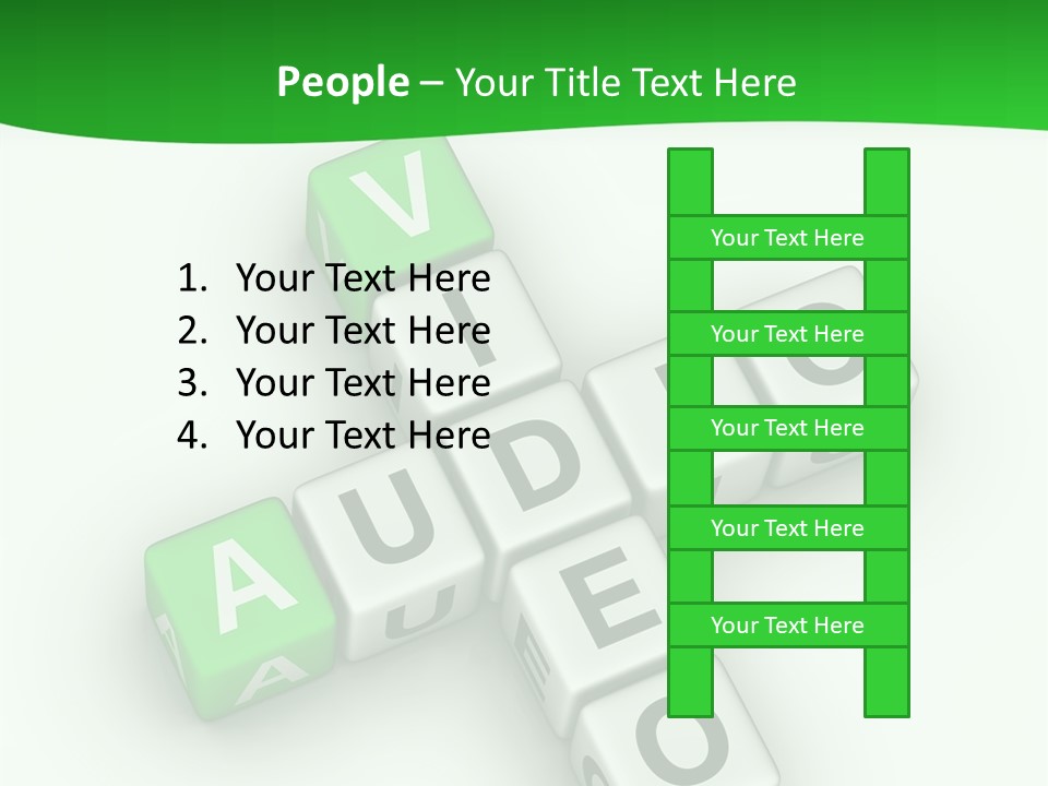Word Torrents Audio PowerPoint Template