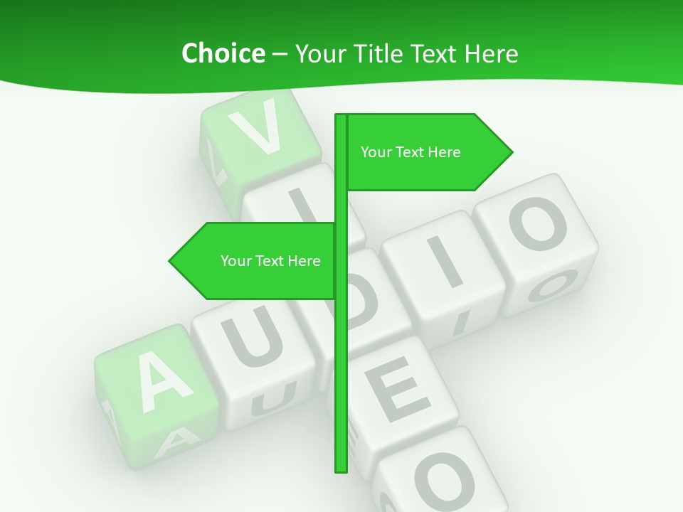 Word Torrents Audio PowerPoint Template