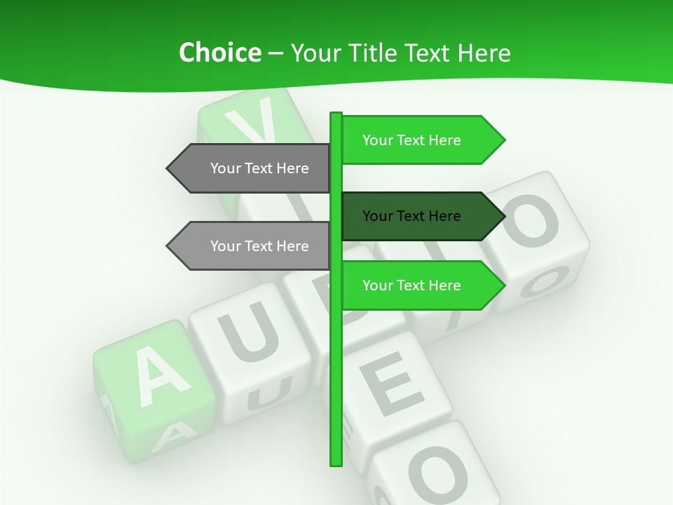 Word Torrents Audio PowerPoint Template