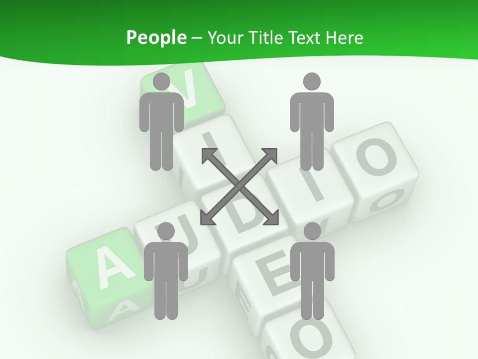 Word Torrents Audio PowerPoint Template