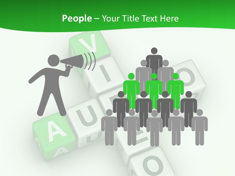 Word Torrents Audio PowerPoint Template