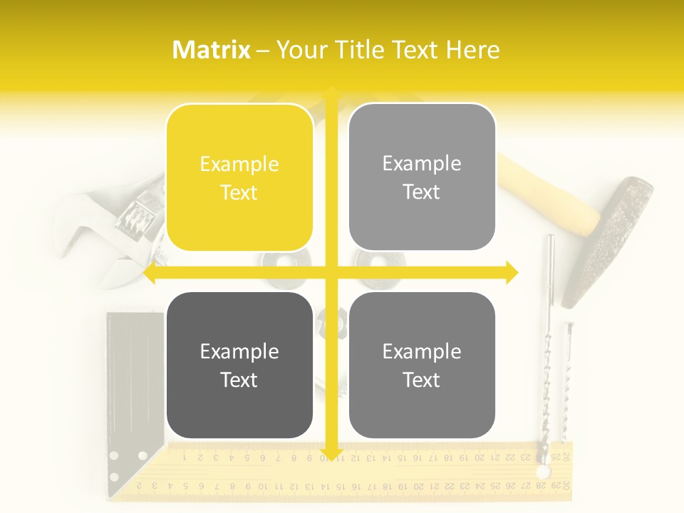 Construction Collection Goggles PowerPoint Template