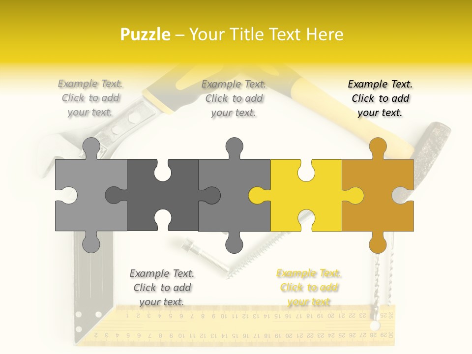 Construction Collection Goggles PowerPoint Template
