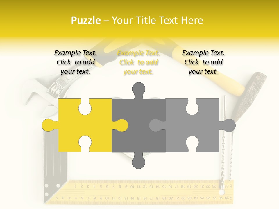 Construction Collection Goggles PowerPoint Template