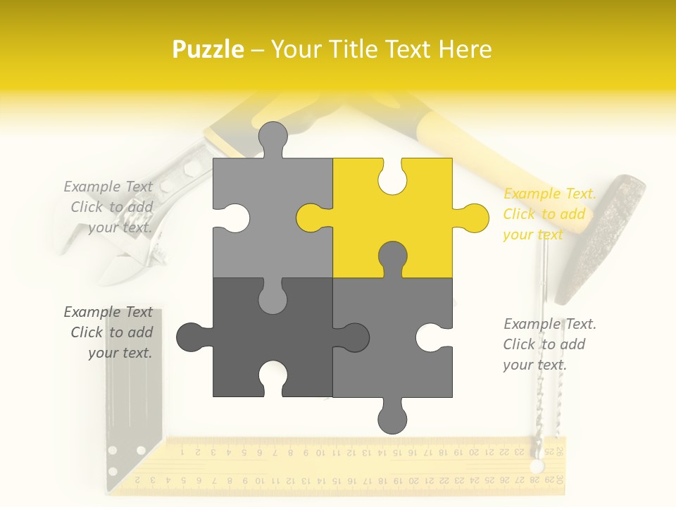 Construction Collection Goggles PowerPoint Template