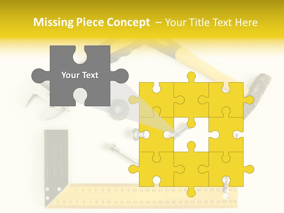 Construction Collection Goggles PowerPoint Template