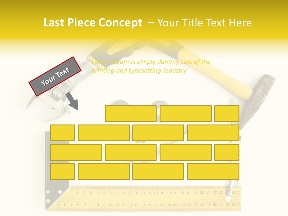 Construction Collection Goggles PowerPoint Template