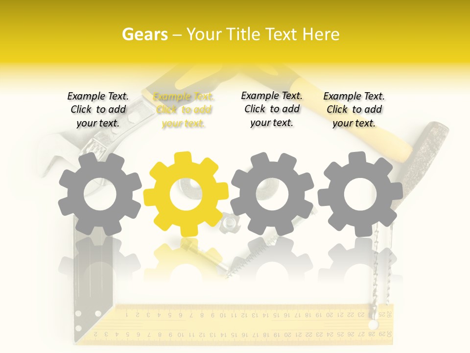Construction Collection Goggles PowerPoint Template