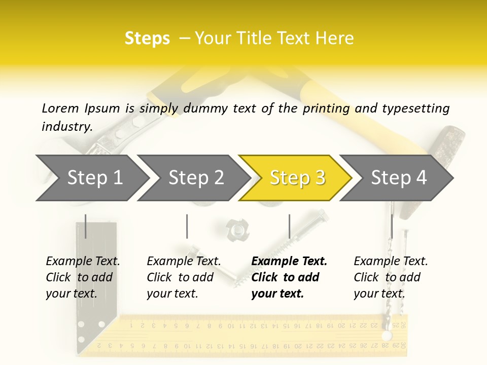 Construction Collection Goggles PowerPoint Template