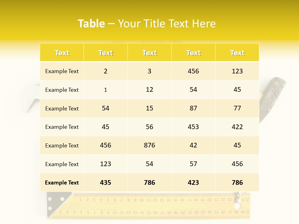 Construction Collection Goggles PowerPoint Template