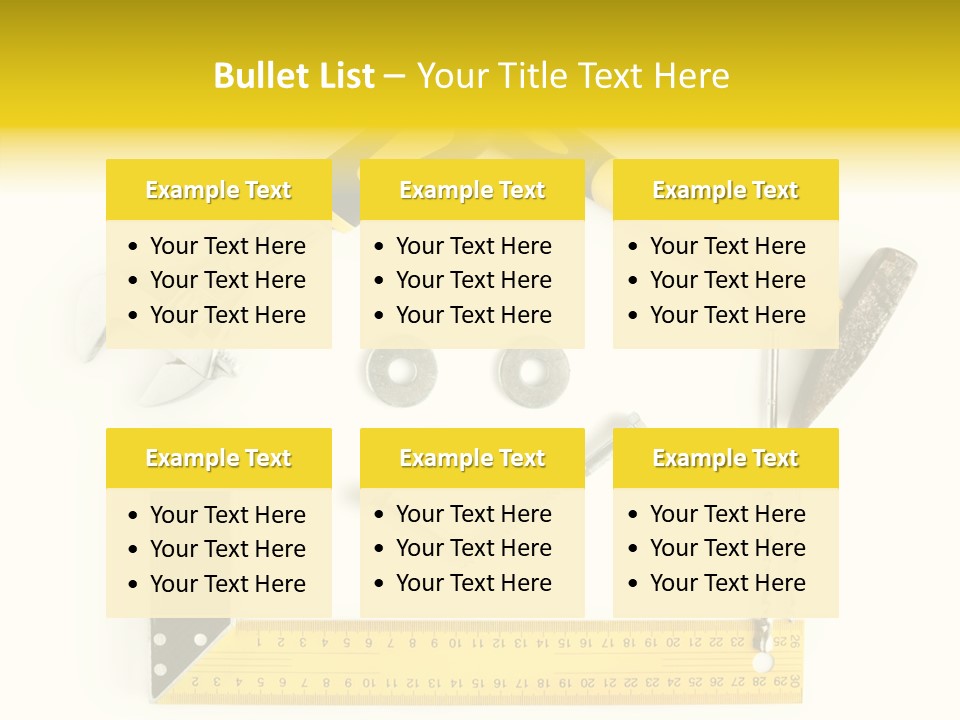 Construction Collection Goggles PowerPoint Template