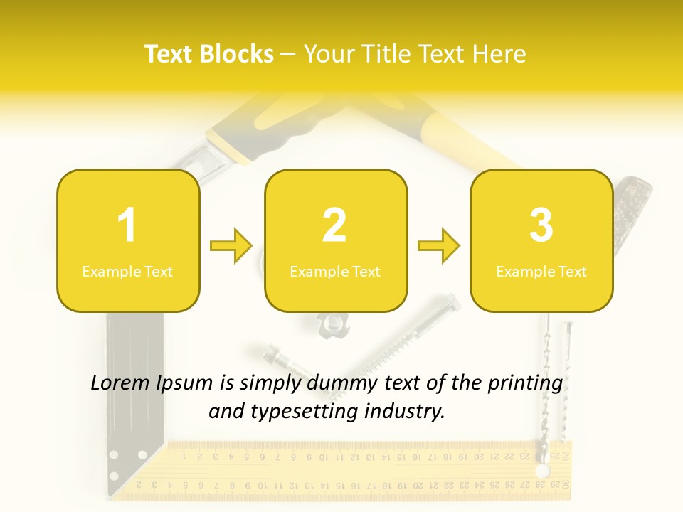 Construction Collection Goggles PowerPoint Template