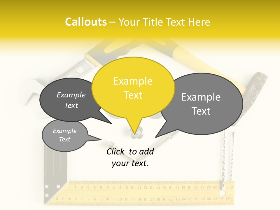 Construction Collection Goggles PowerPoint Template