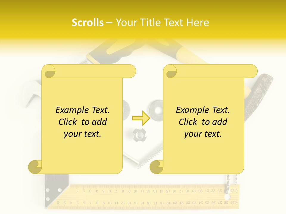 Construction Collection Goggles PowerPoint Template