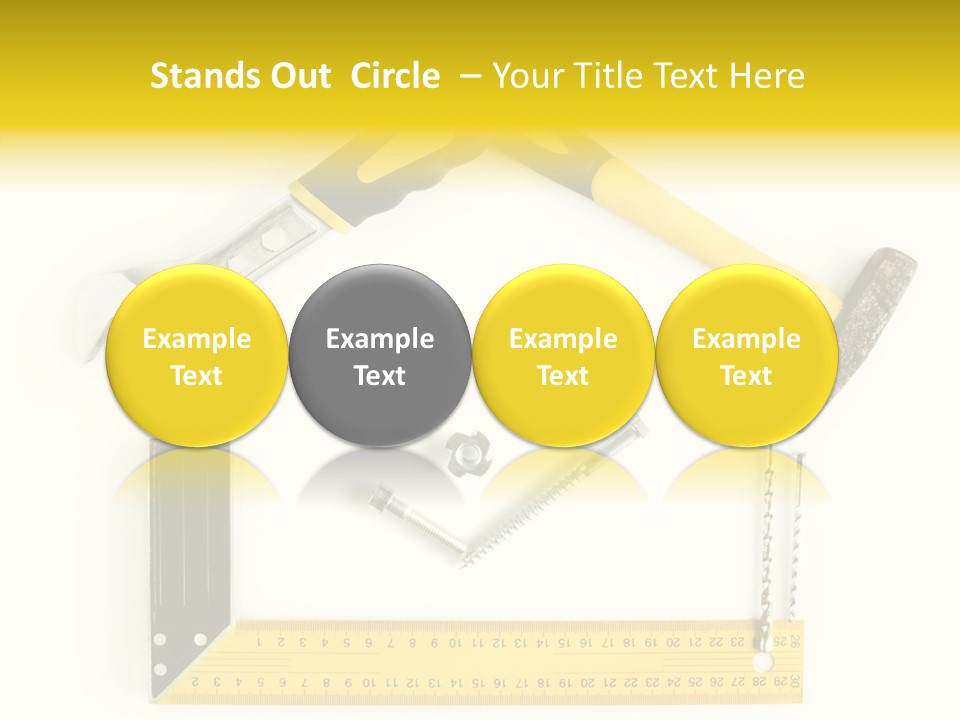 Construction Collection Goggles PowerPoint Template