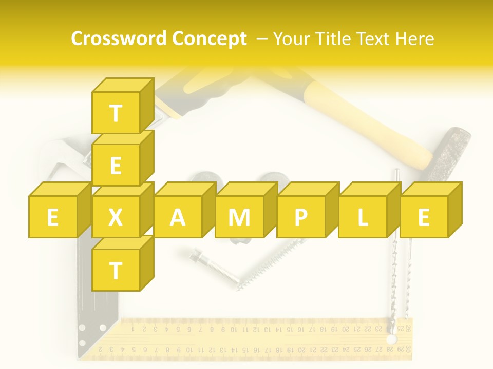 Construction Collection Goggles PowerPoint Template