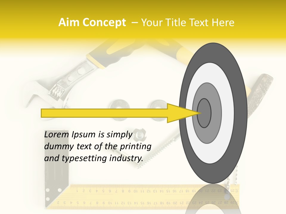 Construction Collection Goggles PowerPoint Template