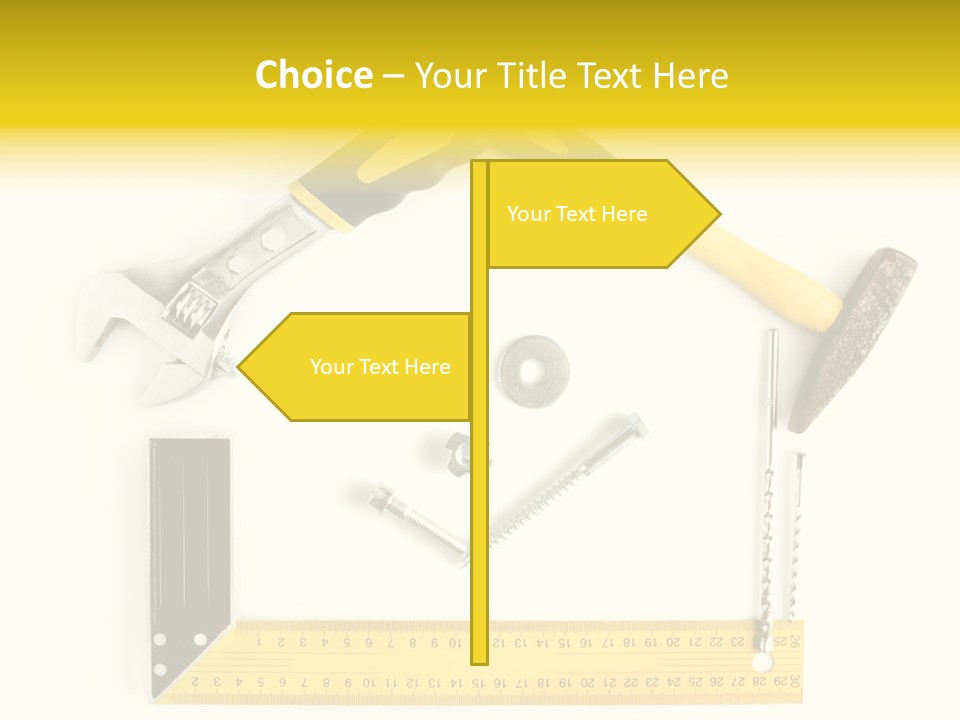 Construction Collection Goggles PowerPoint Template