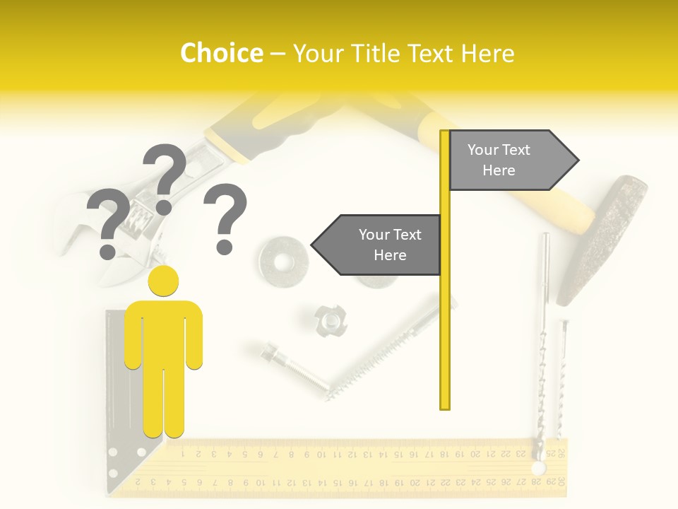 Construction Collection Goggles PowerPoint Template