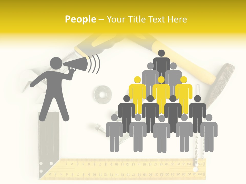 Construction Collection Goggles PowerPoint Template