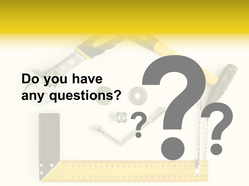 Construction Collection Goggles PowerPoint Template