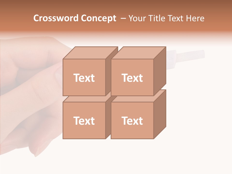 Finger Try Baby PowerPoint Template