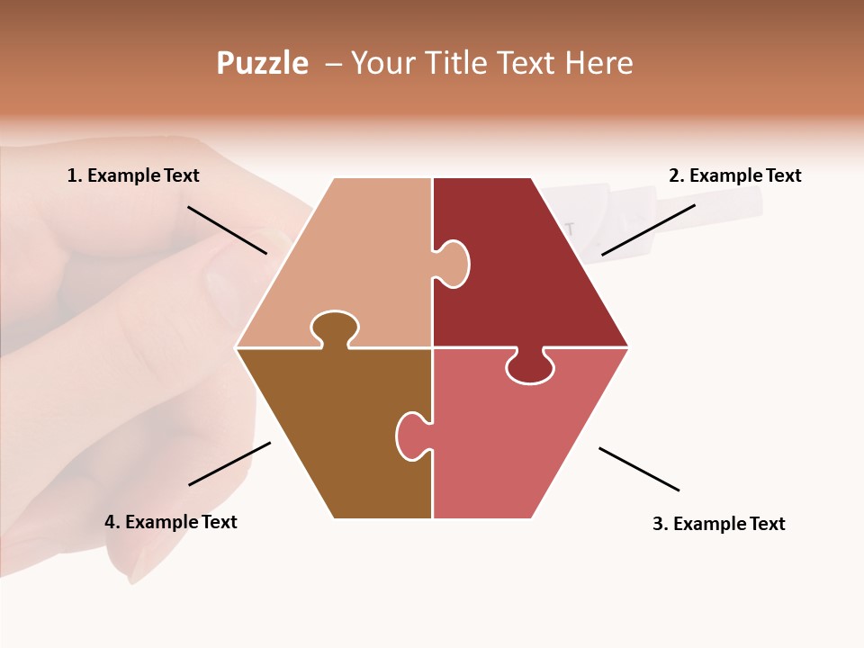 Finger Try Baby PowerPoint Template