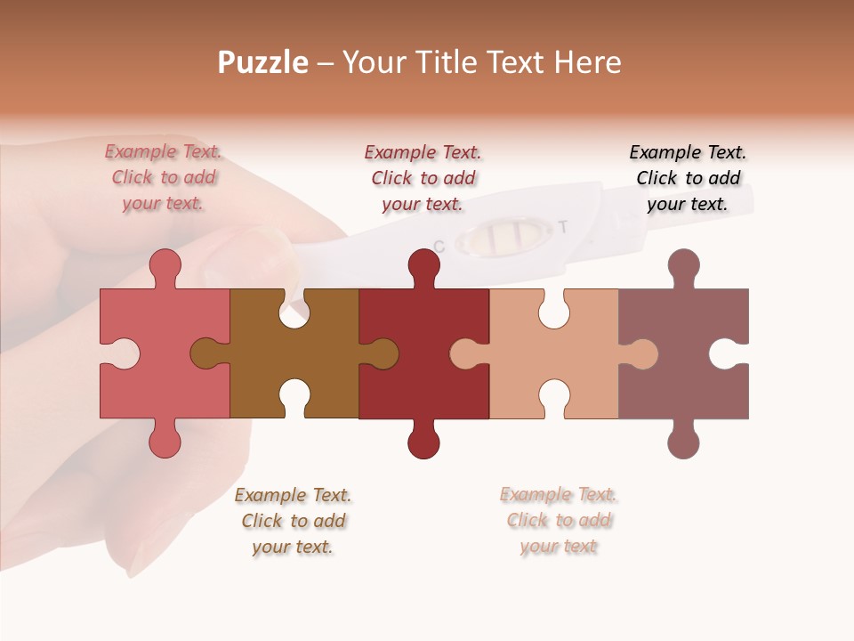 Finger Try Baby PowerPoint Template