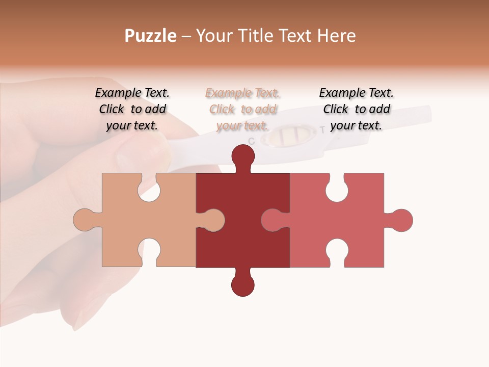 Finger Try Baby PowerPoint Template