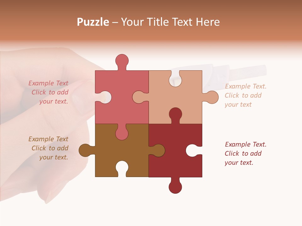 Finger Try Baby PowerPoint Template