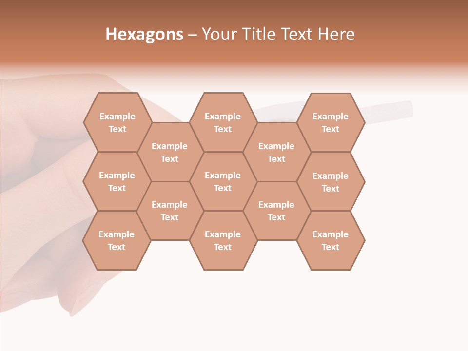 Finger Try Baby PowerPoint Template